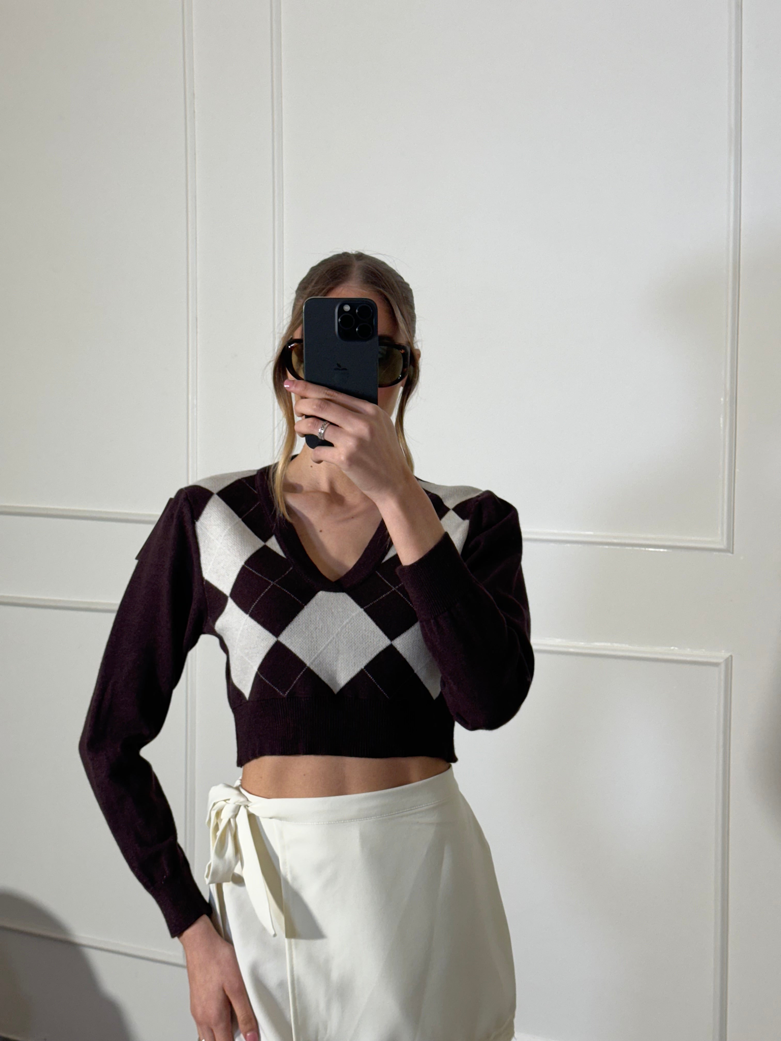 Maglione rombi
