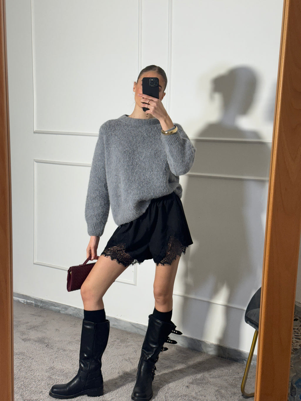 Shorts pizzo